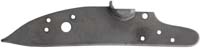 lock plate with integral pan, 5.62 x 1.09", drilled & tapped